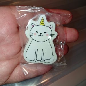 Chunky Caticorn Design Novelty Eraser - Back To School / Office Supply