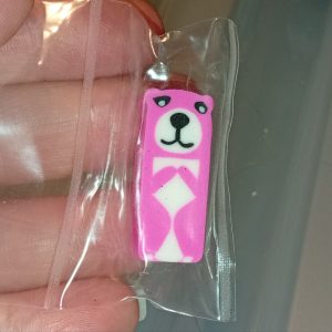 Pink Bear Design Novelty Eraser - Back To School / Office Supply