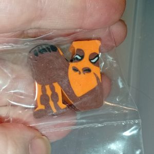 Orange Brown Camel Design Novelty Eraser - Back To School / Office Supply