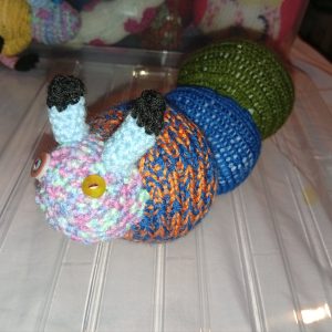Green Blue Orange Dizzys Caterpillar